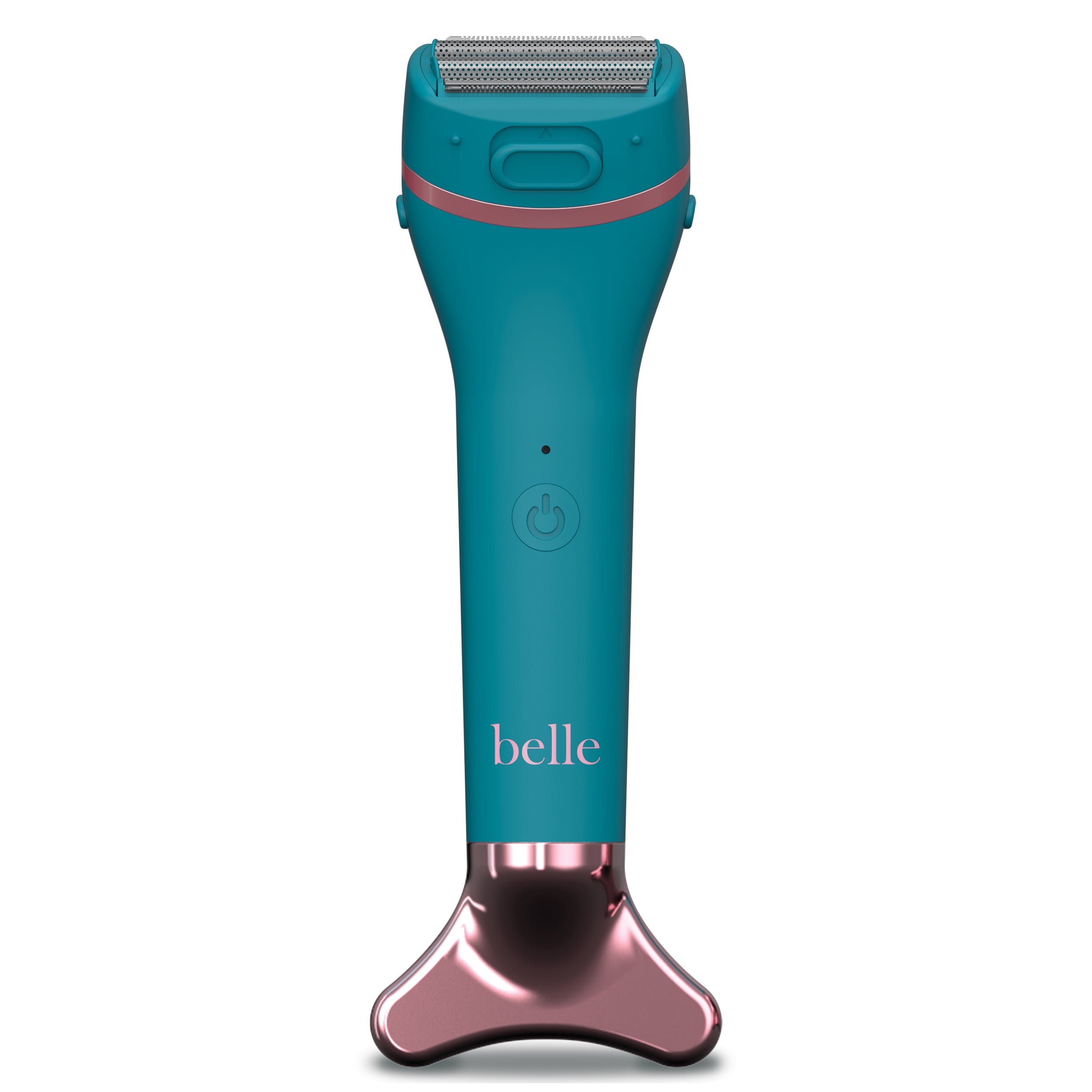 Belle Women's Premium 4-Blade Electric Shaver with Stainless Steel Gua Sha