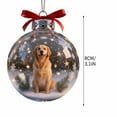 thumbnail image 2 of 2026 Wildlife Wonders Collection Crystal Acrylic Ornament, Vivid 2D Flat Animal Woodland Christmas Ornaments, Clear Christmas Balls, Western Christmas Tree Ornaments, 2 of 6