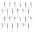thumbnail image 4 of TETOU 24-Pack Silver Artificial Glitter Berry Stem Ornaments,17 Inch Bead Sticks Glittery Twigs Picks Branches for DIY Christmas Tree Wreath Holiday Home Indoor Winter Wedding Party Decoration, 4 of 6