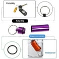 thumbnail image 3 of Pill Box Keychain, Set Of 7 Mini Capsule Pill Box Metal Pill Box Pill Box Pill, 3 of 5