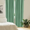 thumbnail image 2 of Ambesonne Retro Curtains, Scandinavian Style Stars Art, Pair of 28"x95", Avocado Green Grey Teal, 2 of 5