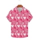 thumbnail image 2 of Blusa y camisa de manga corta con cuello vuelto Camisa de manga corta estampada para hombre Tops casuales con cuello vuelto Camisa Blusa Tops para hombre, 2 of 5