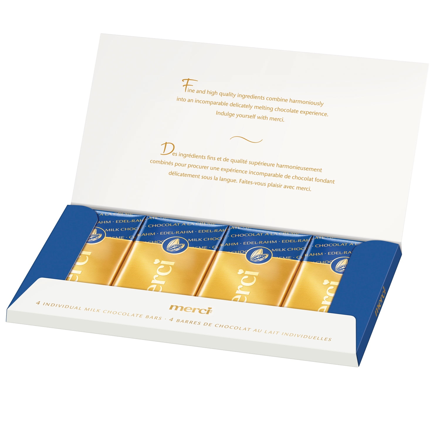 merci Chocolate bars, Milk 100g