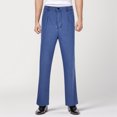 thumbnail image 2 of QHFBli Mens Baggy Jeans Casual Classic Fit Denim Trouser Pant-Regular and Big & Tall Sizes, 2 of 8