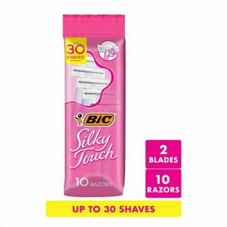 BIC Silky Touch Women's Disposable Razors 10 pk - Pack of 2