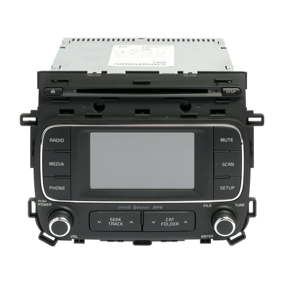 Restored 2015-2016 Kia Forte AM FM Radio Single Disc CD MP3 Player w Sirius 96180-A7590WK (Refurbished)