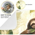 thumbnail image 2 of Cute Sloth Dish Drying Mat, Absorbent Microfiber Pad Protector For Kitchen Counter Top Mat Dish Drainboard 16x18in Home Decor, 2 of 7