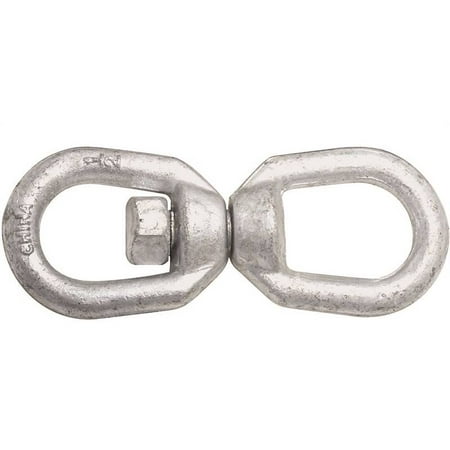 

National Hardware 3252BC Series N241-117 Chain Swivel 1/2 in 3600 lb Weight Capacity Galvanized Steel