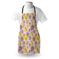 thumbnail image 3 of Floral Apron Hand Drawn Pansy Flowers Garden Botanical Artistic Watercolor Pattern, Unisex Kitchen Bib Apron with Adjustable Neck for Cooking Baking Gardening, Lavander Lilac Yellow, by Ambesonne, 3 of 3