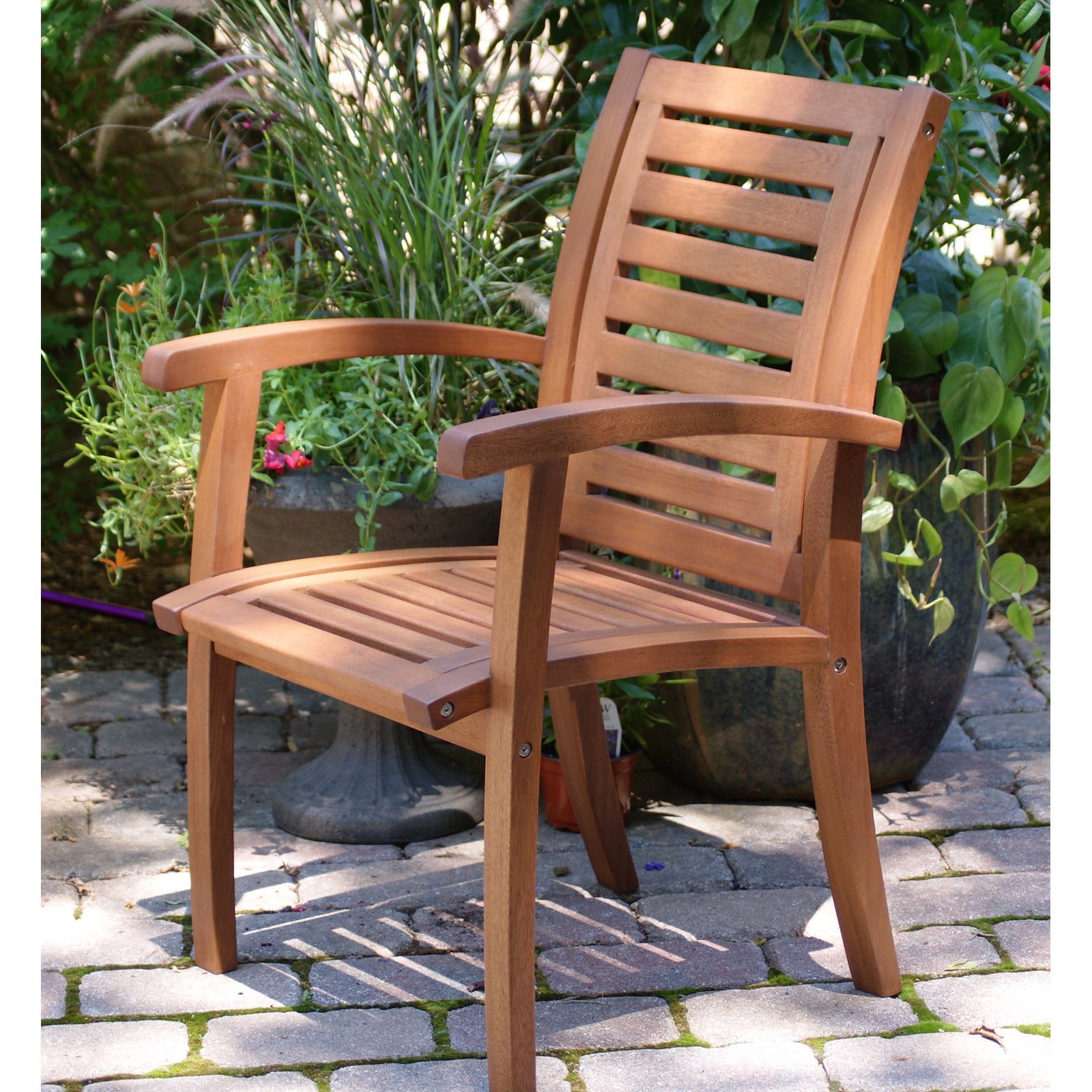 Vineyard Luxe Outdoor Dining Chair - Walmart.com