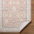 thumbnail image 4 of Mark&Day Washable Rugs, 5x7 Cuong Traditional Rose Area Rug, Rose Beige Cream Carpet for Living Room, Bedroom or Kitchen (5'3" x 7', Machine Washable), 4 of 7