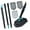 Black, variant on WeiLaiKeQi Shower Cleaning Scrub Brush Scouring Pads Tub Tile Scrubber Brush White
