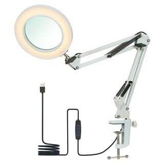 Cole-Parmer Magnifier Lamp, LED, 3X, Clamp-Mount, 31 L Arm, 120V, 60 Hz | Cole-Parmer