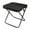 Black, variant on koolsoo Outdoor Foldable Stool Easy to Carry Camping Stool for Beach Camping Fishing Green