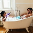 thumbnail image 4 of 2 Pcs Honeycomb Exfoliating Glove Bath Mitt Body Spa Scrubber, Honeycomb Exfoliator Glove for Body Shower, Honeycomb Exfoliator Scrubber Sponge Shower Loofah, Quick Drying, 4 of 7