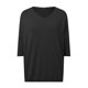 thumbnail image 3 of MKLEKYY Playeras Oversize Suéteres De Punto Holgados De Primavera Para Mujer, Informales, De Manga 3/4, Color Liso, Con Cuello En V, Para Otoño, 491 Talla S, 3 of 3