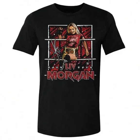 WWE Liv Morgan Ropes Black T-Shirt