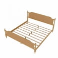 thumbnail image 3 of Lit de Style Provincial Français : Pin Massif et Rotin Durable, 3 of 10