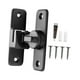 thumbnail image 1 of Cerradura para puerta corrediza con tornillos, pestillo universal para puerta, perno resistente Negro, 1 of 9