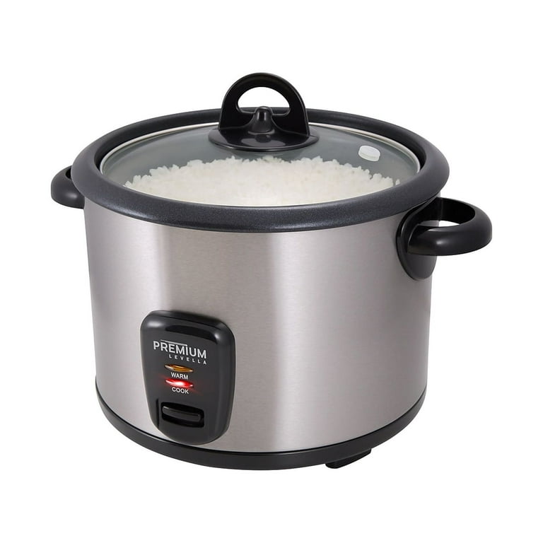 Deluxe 16-Cup Stainless Steel Rice Cooker with Stainless Steel Pot Deluxe 16-Cup Stainless Steel Rice Cooker with Stainless Steel Pot