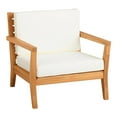 thumbnail image 6 of Linon Cormeer 5-Piece Outdoor Patio Furniture Set, Natural/Antique White, 6 of 10