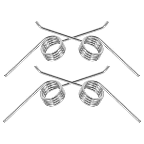 LEORX Handpress Trash Can Lid Spring 4Pcs 1.4X0.2X0.2In