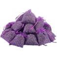 thumbnail image 1 of Bolsitas de capullos de flores de lavanda - 12 paquetes de flores de lavanda secas 100% naturales para ambientar cajones y perfumar el hogar., 1 of 7