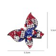 thumbnail image 4 of Barrette à Cheveux Mode Strass Papillon Accessoires pour Femmes, 4 of 8