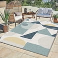 thumbnail image 2 of 6.5'x10' carpet non slip grip indoor carpet moroccan area rug octagon area rug plush area rug, 2 of 10