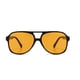 thumbnail image 2 of Gafas de sol estilo aviador vintage para mujer y hombre, gafas de sol estilo años 70, lentes amarillas de gran tamaño retro que brindan una protección superior, 2 of 5