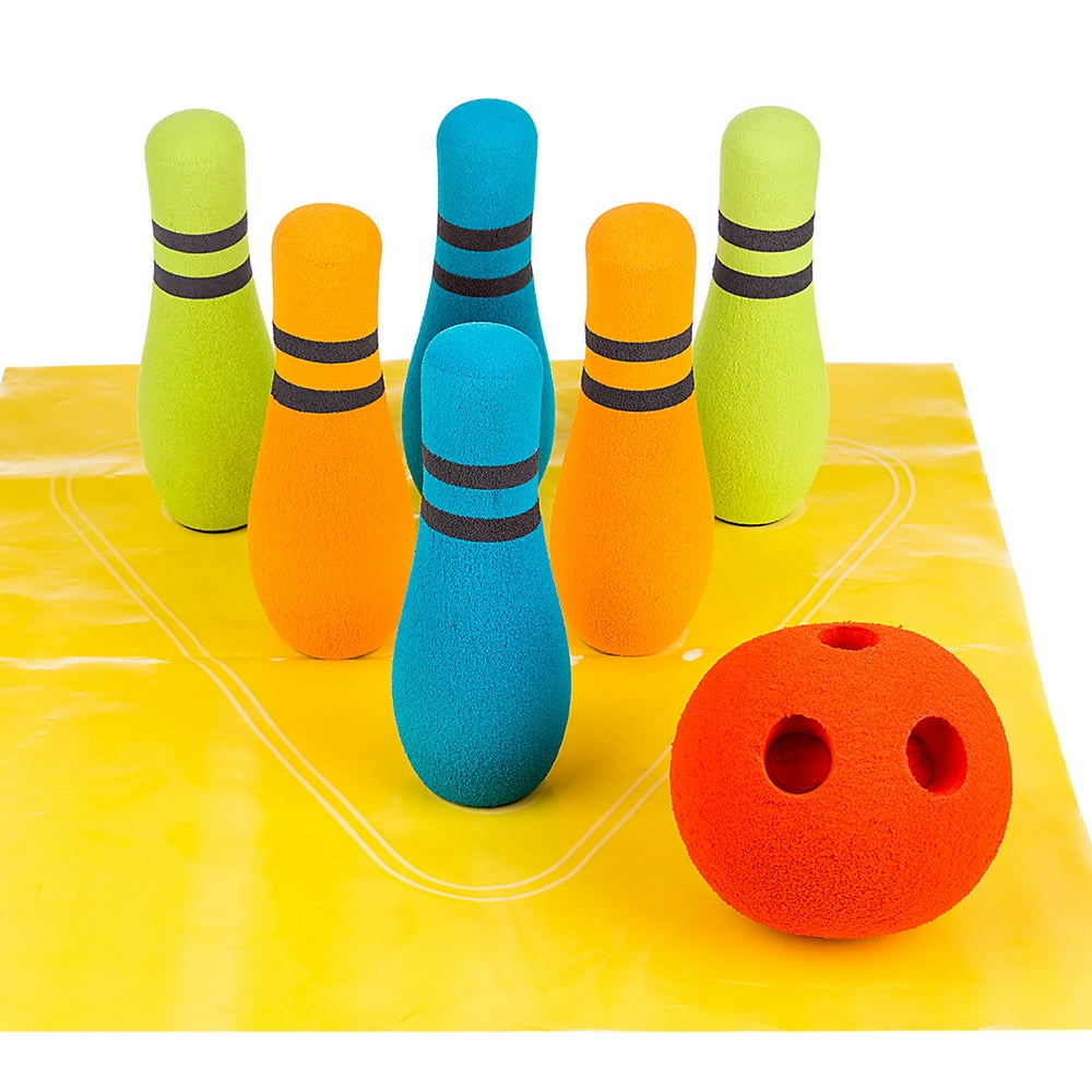 7Pcs Children Bowling Ball Toy Set Bowling Games Toys Educational Bowling Toy - Walmart.com