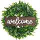 thumbnail image 1 of Señal De Bienvenida De Primavera Guirnalda Artificial Guirnalda De La Puerta De La Boda De Vacaciones Para La Decoración De La Puerta Delantera De La Pared De Pascua matsuzay HA034800-00, 1 of 6