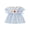 Blue-Book, variant on BemeyourBBs Toddler Baby Girl Back to School Dresses Kids Kindergarten Outfits Baby Girl Summer Dress with Bows Striped Apple Embroidered Puff Short Sleeve Doll Collar Causal A-line Dress