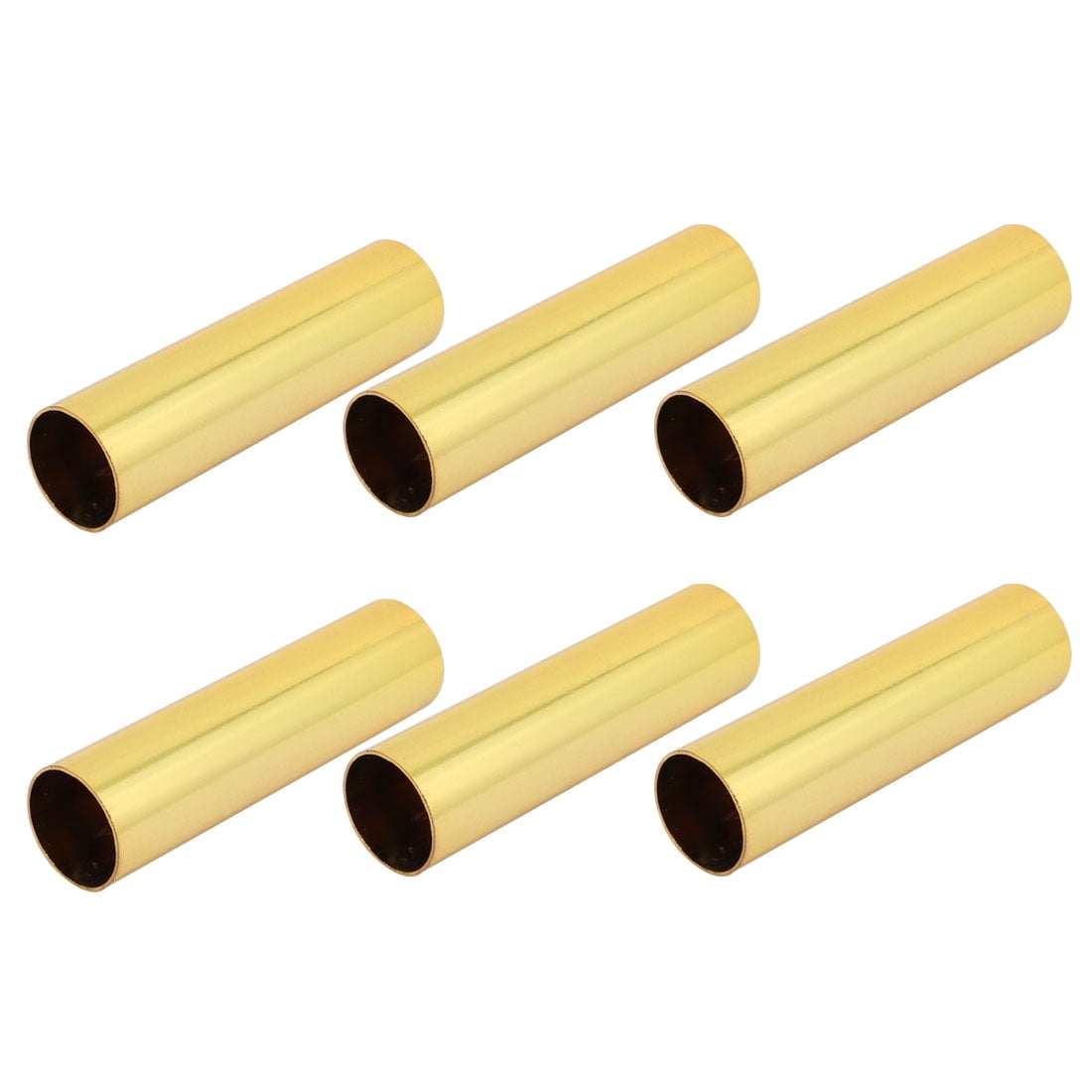 Unique Bargains 6pcs Chandelier Candle Light Cover Sleeves Gold Tone