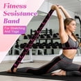 thumbnail image 6 of Fitness Resistance Bands for Stretching and Yoga | Numbered 8-Section Elastic Exercise Band with Clear Markings for Pilates, Flexibility & Full Body Workout, 6 of 8