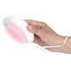 thumbnail image 3 of Peine para el cuidado de mascotas para eliminar el pelo de perros y gatos, cepillo masajeador rosa Soft Paws Delight, 3 of 8