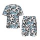 thumbnail image 1 of Balery Football Soccer Ball Conjunto de Pijama Infantil de Manga Corta con Estampado – Ropa de Dormir de Algodón Suave-4X-Large, 1 of 6