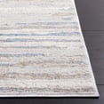 thumbnail image 4 of SAFAVIEH Lagoon Jarred Diamond Area Rug, Grey/Blue, 6'7" x 6'7" Square, 4 of 13