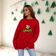 thumbnail image 4 of Christmas Sweatshirt Crewneck 2025 Xmas Gifts Casual Long Sleeve Pullover Red Medium, 4 of 5