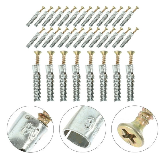 Milisten self drilling drywall anchors Wall Anchors Steel Drywall Heavy Duty Support 50 Sets