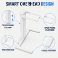 thumbnail image 4 of Overhead Phone Camera Stand, Adjustable Desk Phone Holder for Document Scanning, 4 of 7