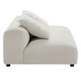thumbnail image 4 of Causeuse Modulaire Sans Accoudoirs en Tissu Rembourré Solace, Couleur Sel, 4 of 10