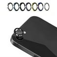 thumbnail image 2 of Protective Camera Lens Cover for iPhone 16E, Upgraded Thin Metal Material, Six-Layer Protection, Assorted Colors, 2 of 8