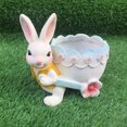 thumbnail image 6 of BToBackyard Handmade Craft Flower Pot Plant Container Garden Tool Bonsai Resin Easter Rabbit Design Decor Mini Bunny Party Holder, 6 of 10