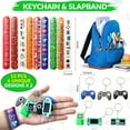thumbnail image 6 of Happy Greetings 86 Pcs Video Game Party Favors for Kids, Gaming Party Favors - 12 set of Game ON Pass Keychain Wristband Treat Bags Straws, Level UP Themed Gamer Boys Birthday Goodie Bag Fillers, 6 of 7