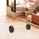 thumbnail image 3 of 2pcs Mini Barbell Doll House Miniature Barbell Prop Simulation Fitness Equipment Model, 3 of 4