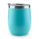 thumbnail image 2 of Vaso de vino de acero inoxidable de 12 oz con aislamiento al vacío de doble pared y tapa apta para pajitas, colores vibrantes, mantiene las bebidas frías o calientes, duradero e irrompible, ideal, 2 of 7