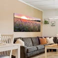 thumbnail image 2 of Oversized Field Flower Paintings, Large Canvas Wall Art for Living Room Bedroom Decor, Abstract Landscape Artwork Nature Floral Farmhouse Pictures Prints for Office Home 60x30", 2 of 4