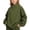 Army Green, variant on Jalioing Mock Neck Sweatshirt for Kids Casual Fashion Solid Color Long Sleeve Pullover Fall Winter Tops for Boys Girls