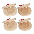 thumbnail image 4 of AURARMLET 2 Paires de Petits Castalets Beiges pour Enfants, Instruments de Classe, 4 of 7